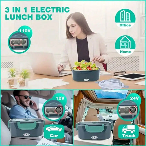 Portable Heated Lunch Box